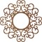 Ekena Millwork Reims Wood Fretwork Pierced Ceiling Medallion, Walnut, 22"OD x 8 3/8"ID x 3/8"T CMWP22X22X0375REWA - alternate 2